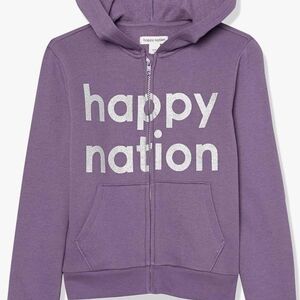 Happy Nation Purple Haze Kids Hoodie Small
